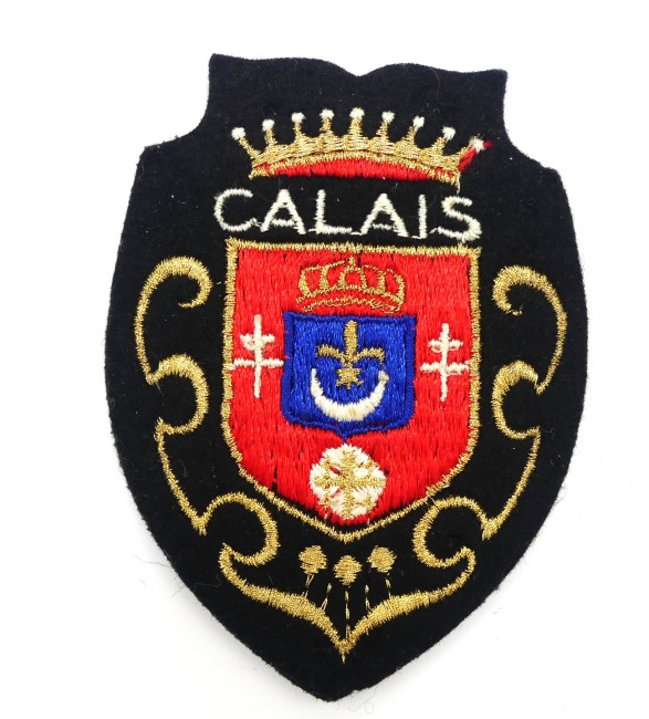Ecusson meresse brodé ville Calais 