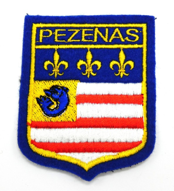 Ecusson brodé ville PEZENAS