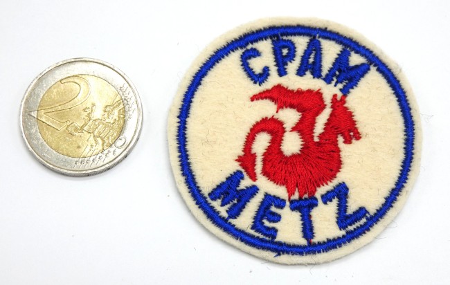 Ecusson brodé ville CPAM METZ