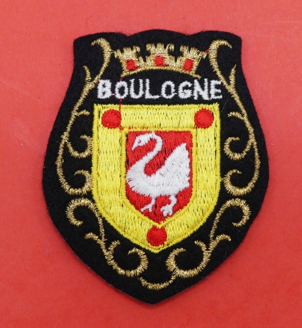 Ecusson brodé ville Boulogne