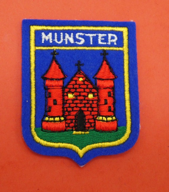 Ecusson brodé ville MUNSTER 