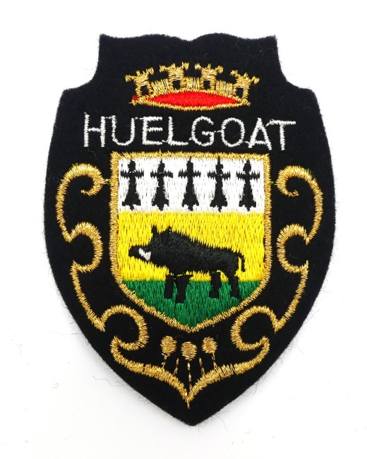 Ecusson brodé ville Huelgoat 