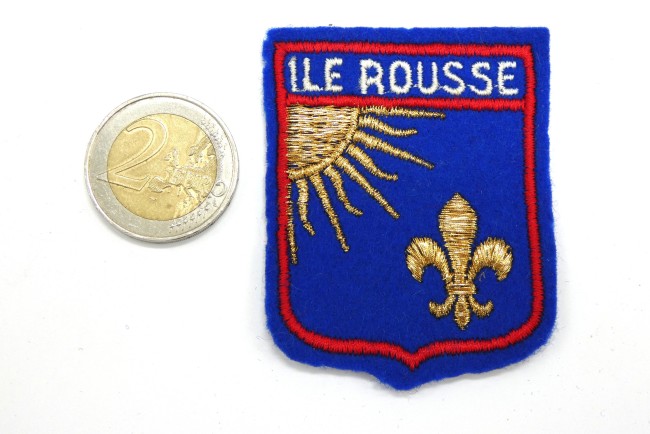 Ecusson brodé Île Rousse ( occasion ) 