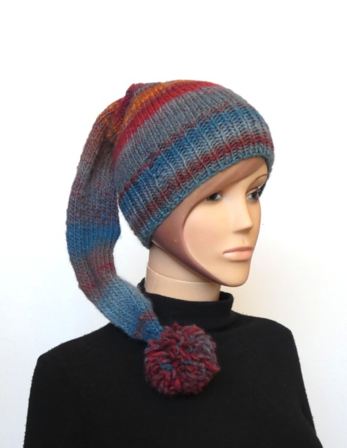 P1110042 Bonnet lutin pour femme laine Azteca multicolore 7872