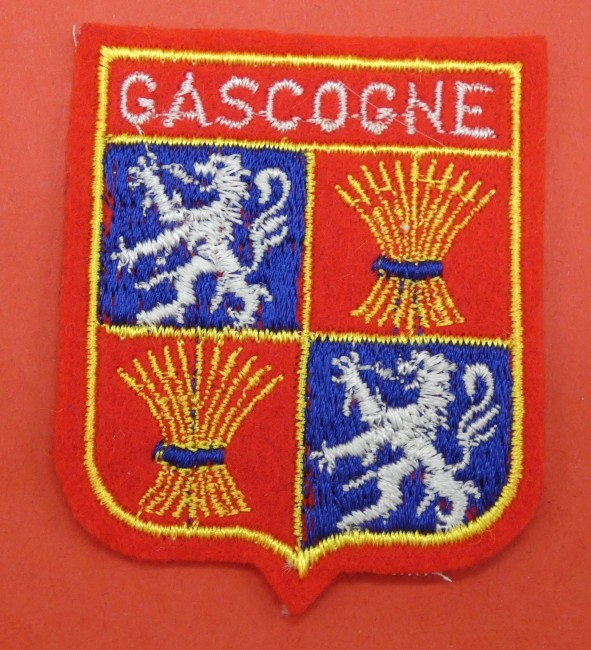 Ecusson brodé ville Gascogne