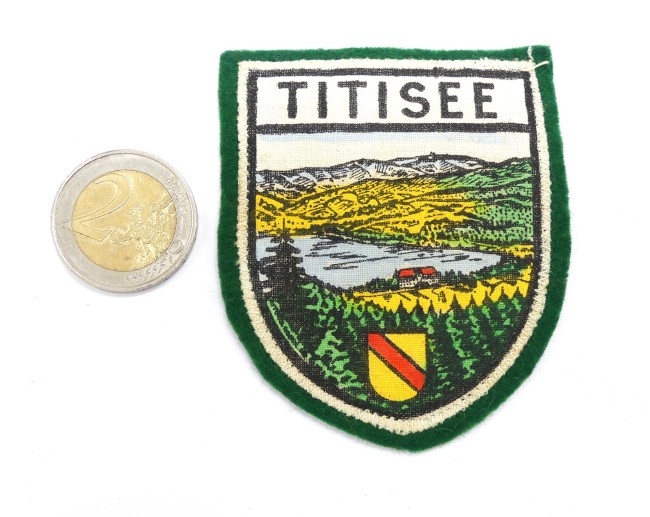 Occasion écusson ville tissu feutrine TITISEE 