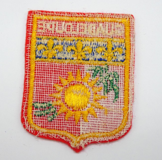 Ecusson brodé pays GUADELOUPE 