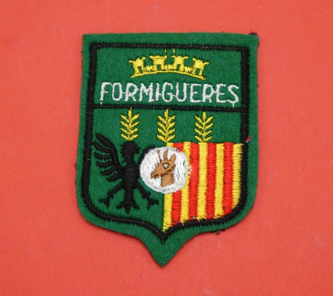Ecusson brodé ville FORMIGUERES