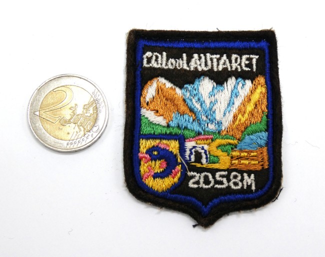 Ecusson ancien Col du Lautaret 2058 M 