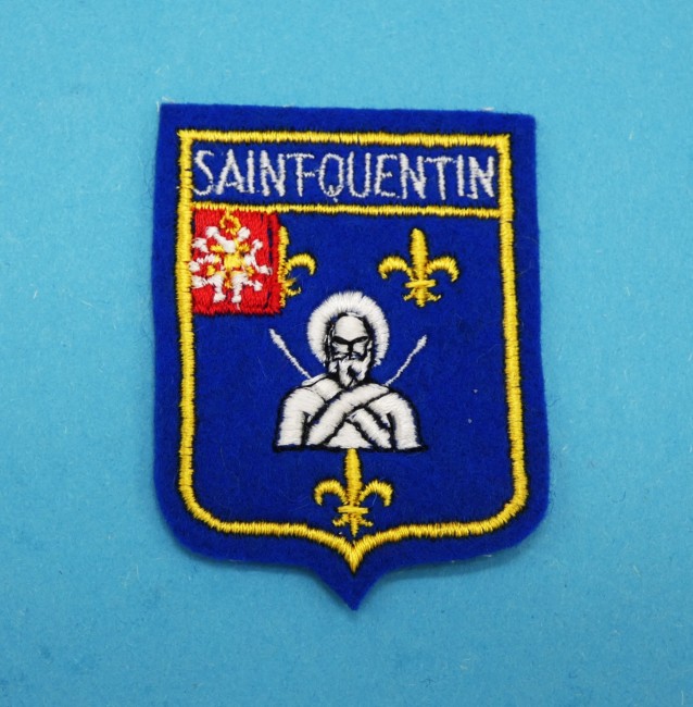 P1080937 Ecusson brodé ville Saint - Quentin