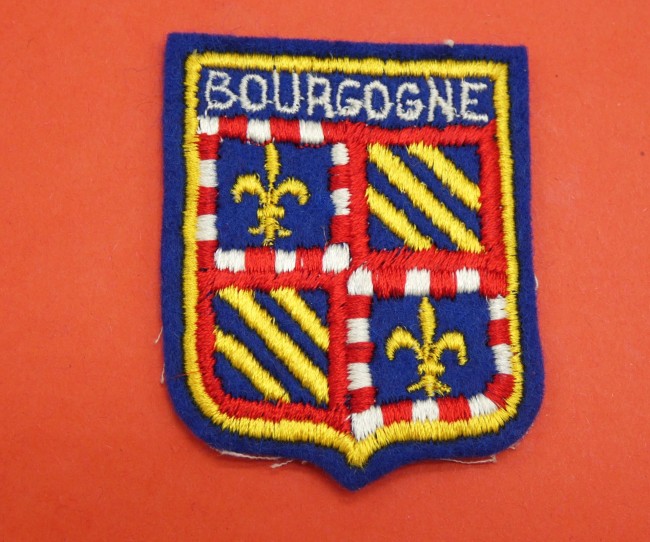 Ecusson brodé ville Bourgogne 