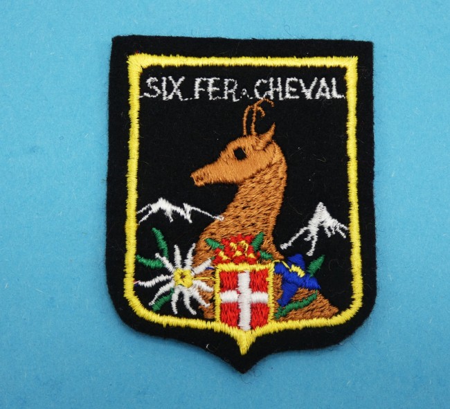 Ecusson brodé SIX FER & CHEVAL 