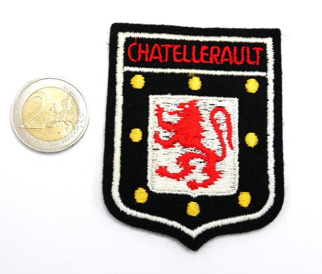Ecusson brodé ville CHATELLERAULT 
