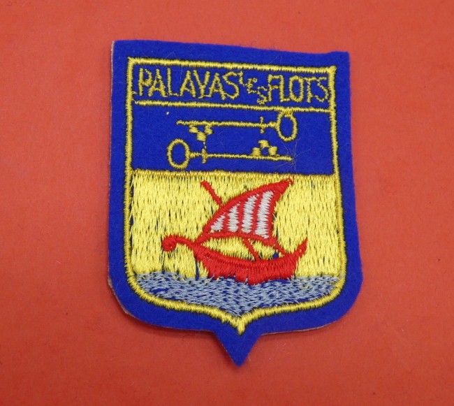 Ecusson brodé Palavas Les flots