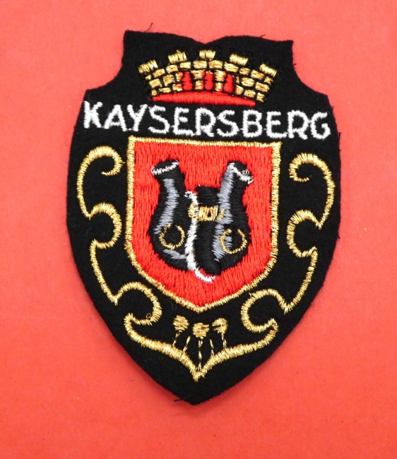 Ecusson  brodé ville KAYSERSBERG