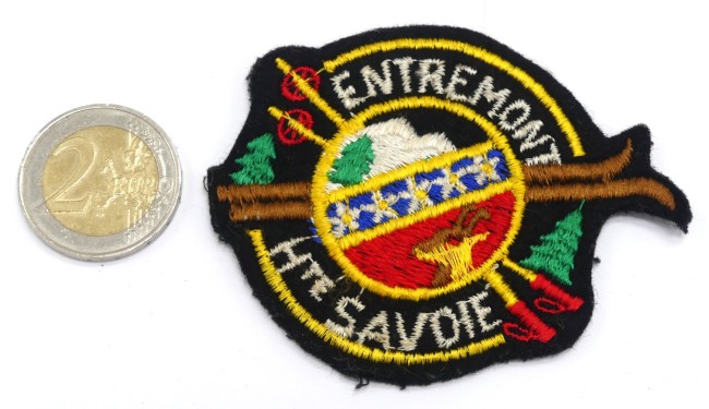 Ecusson brodé ville Entremont Hte Savoie 