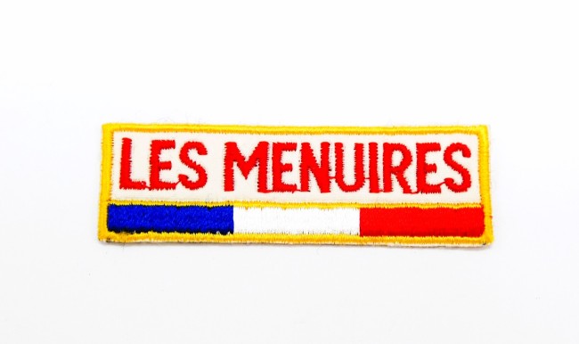 Ecusson Les Menuires ( drapeau France ) 