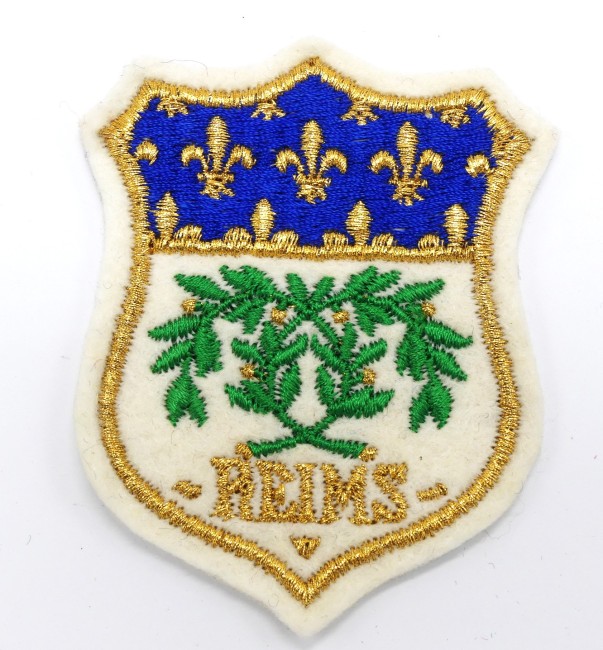 Ecusson collection brodé ville Reims