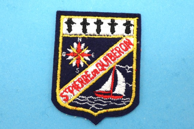 Ecusson brodé ville St Pierre de Quiberon 