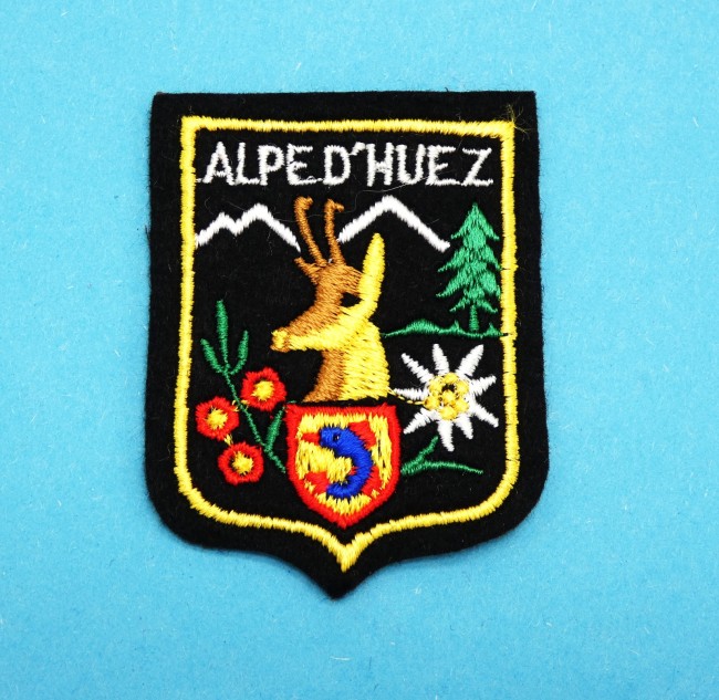 Ecusson brodé ville Alpes D 'Huez 