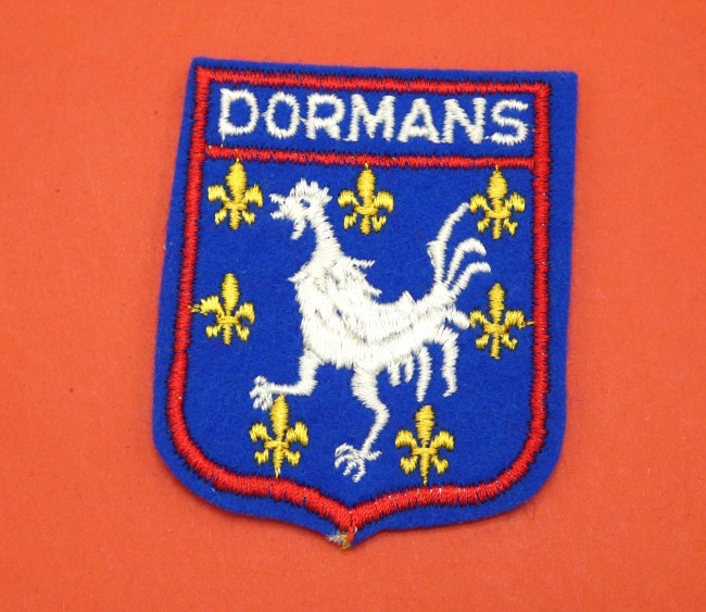 Ecusson brodé ville DORMANS