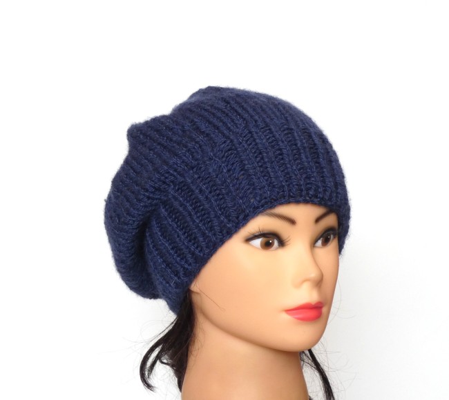 Béret femme bleu Plassard Leader