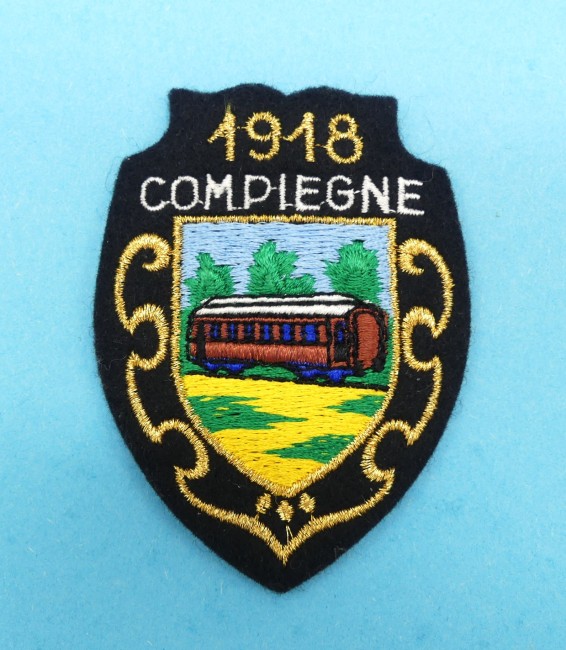 Ecusson meresse brodé Compiegne 1918 