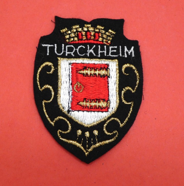 Ecusson meresse brodé ville Turckheim