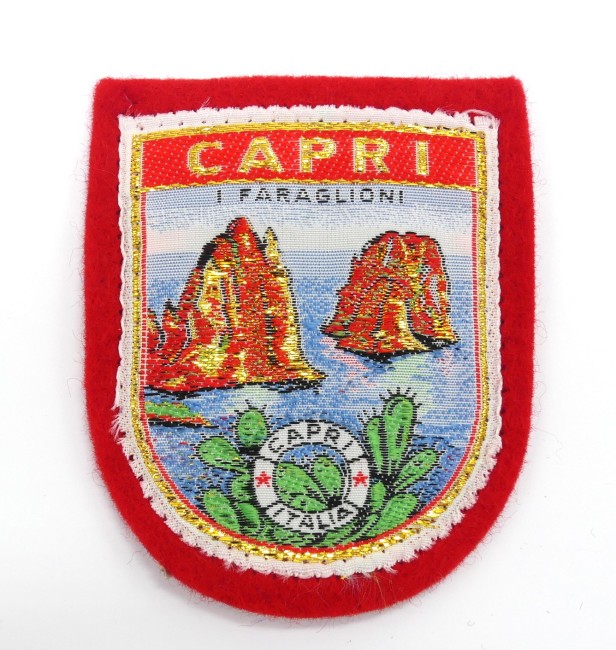 P1260177 Ecusson feutrine brodé CAPRI