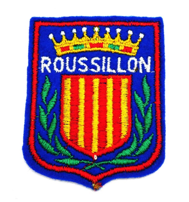 P1100638 Ecusson brodé ville Roussillon