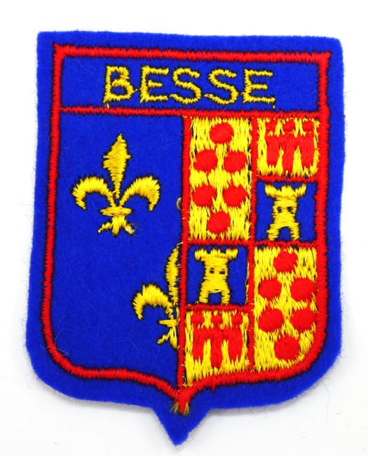 Ecusson brodé ville BESSE