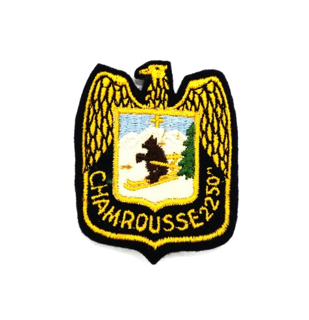 Ecusson brodé ville CHAMROUSSE 2250 M