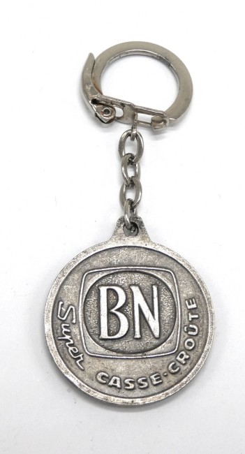 PORTE CLÉ MÉTAL SUPER CASSE CROUTE BN THOMAS STAFFORD GEMINI 9 COSMONAUTE