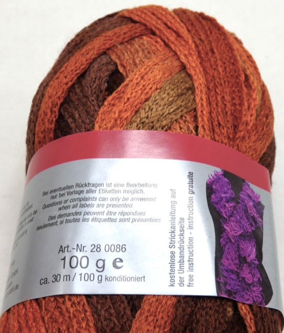 Fil à tricoter TONIA écharpe  C 0151