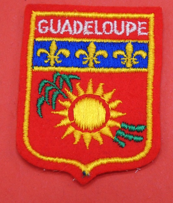 Ecusson brodé pays GUADELOUPE 