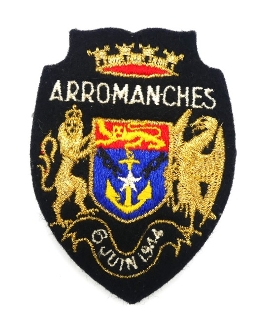 Ecusson brodé ville Cherbourg 