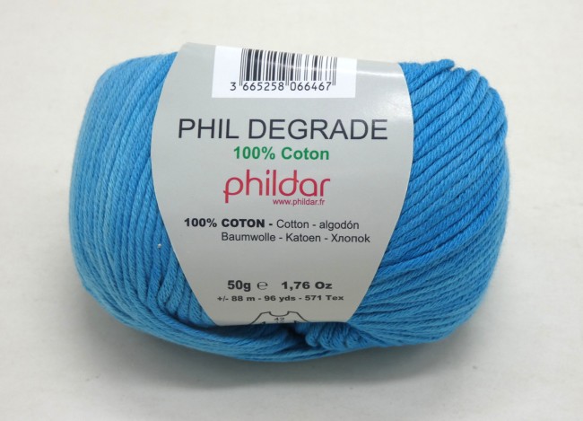 Coton PHILDAR PHIL DEGRADE Pacifique