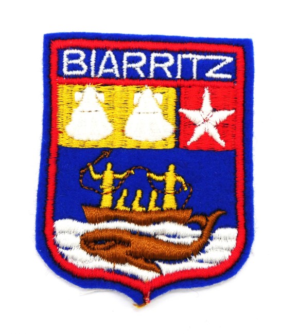 P1040470 Ecusson brodé ville Biarritz