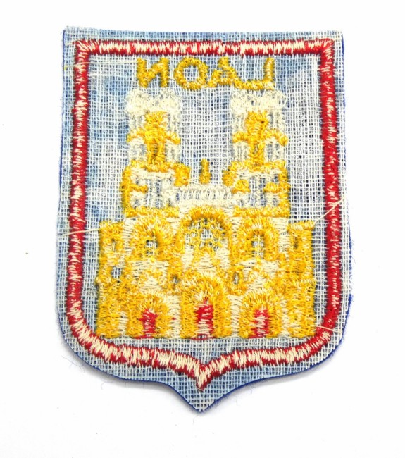 Ecusson brodé ville LAON 