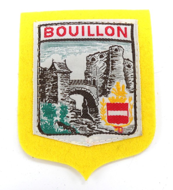 Ecusson brodé ville BOUILLON 
