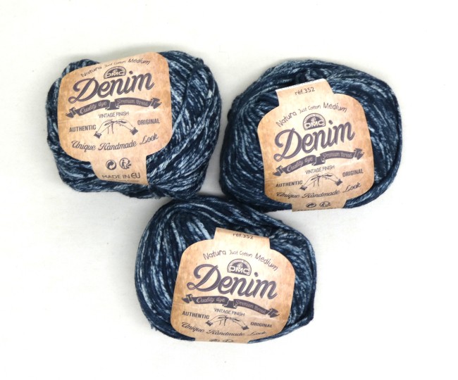  pelotes coton DMC natural DENIM C 17  G 1460 bleu jean