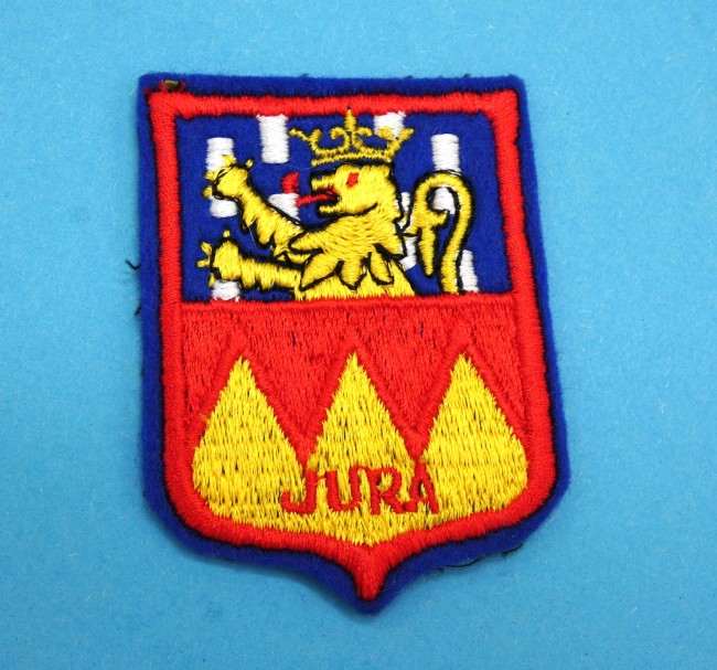 Ecusson brodé ville JURA
