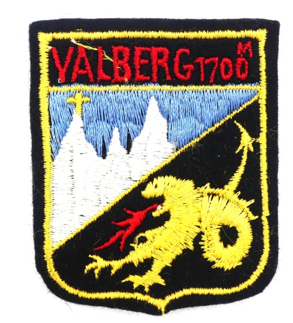 Ecusson brodé ville Valberg 1700 m