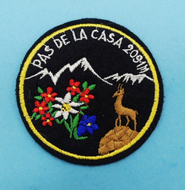 P1260134 Ecusson brodé Pas de la Casa