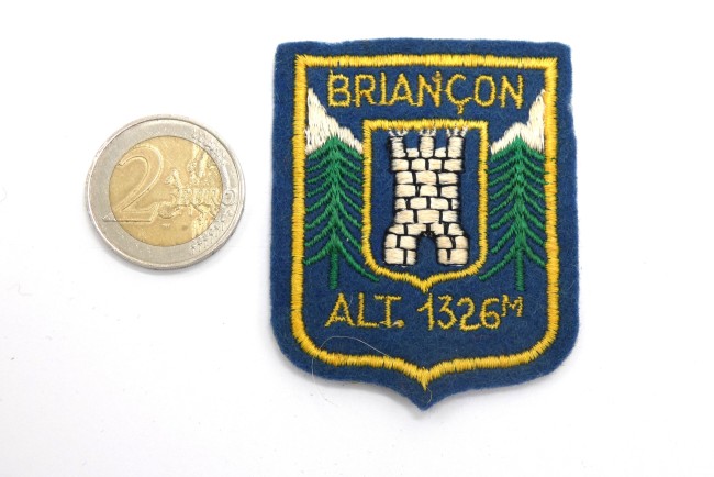 Ecusson brodé ville Briançon Alt 1326 M