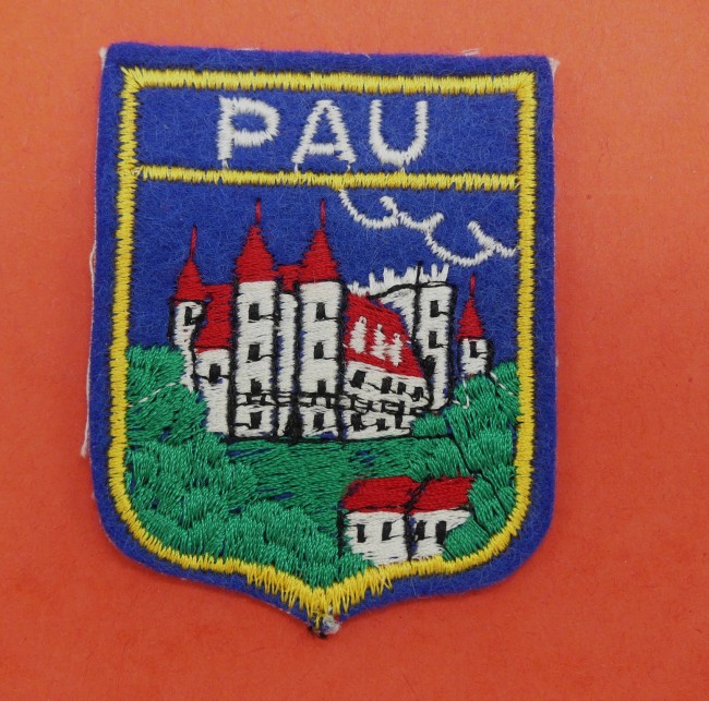 Ecusson brodé ville Pau 