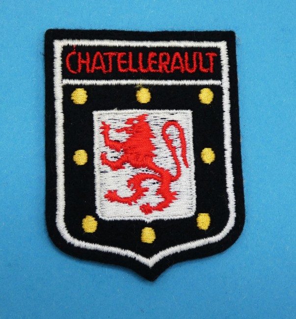 Ecusson brodé ville CHATELLERAULT 