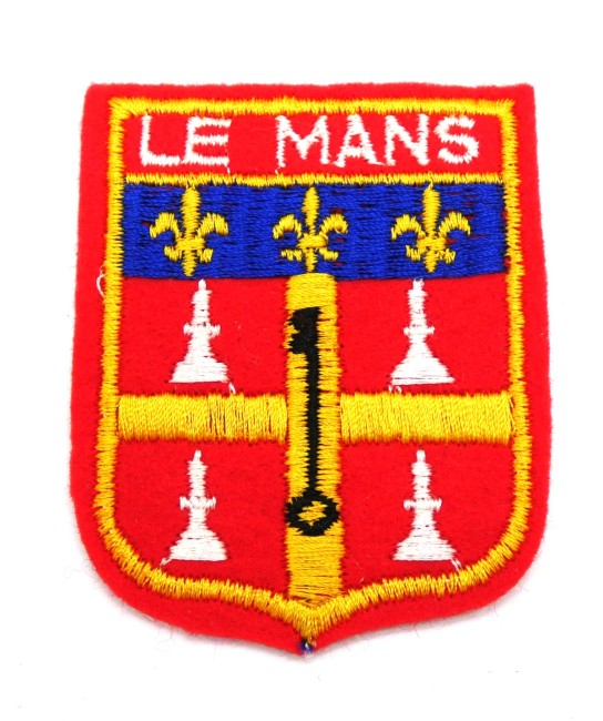 Ecusson brodé ville Le Mans