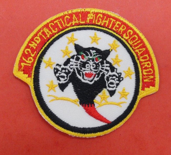 P1250003 Patch écusson Usaf Air Force 162 nd tactical fighter squadron