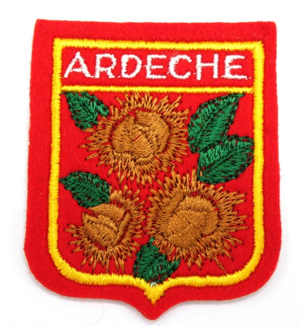 Ecusson brodé ville Ardèche